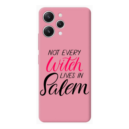 Xiaomi Redmi 12 Not every witch lives in salem Pink Colored Silicone TPU Θήκη