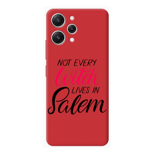 Xiaomi Redmi 12 Not every witch lives in salem Red Colored Silicone TPU Θήκη