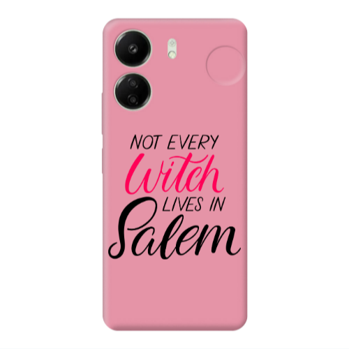 Xiaomi Redmi 13C Not every witch lives in salem Pink Colored Silicone TPU Θήκη