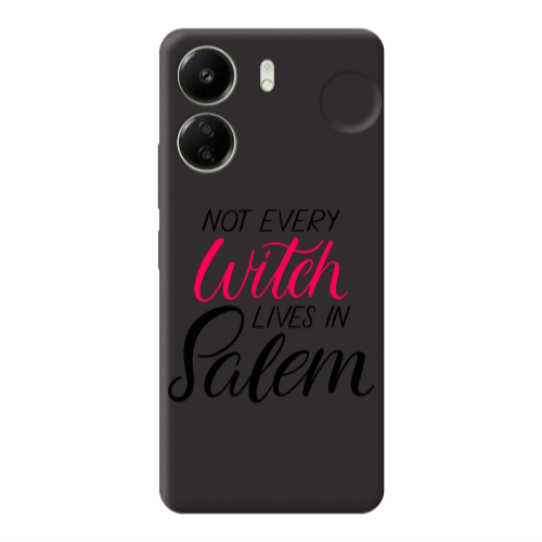 Xiaomi Redmi 13C Not every witch lives in salem Black Colored Silicone TPU Θήκη