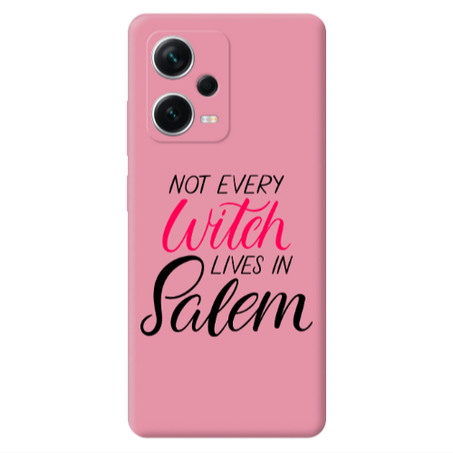 Xiaomi Poco X5 Not every witch lives in salem Pink Colored Silicone TPU Θήκη