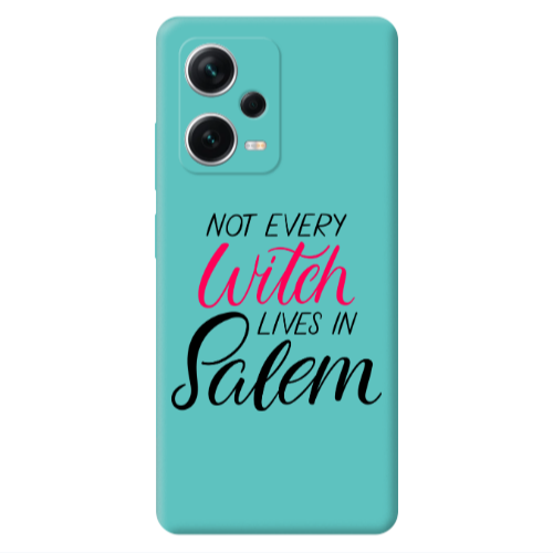 Xiaomi Poco X5 Not every witch lives in salem Turquoise Colored Silicone TPU Θήκη