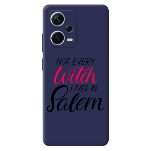 Xiaomi Poco X5 Not every witch lives in salem Dark blue Colored Silicone TPU Θήκη