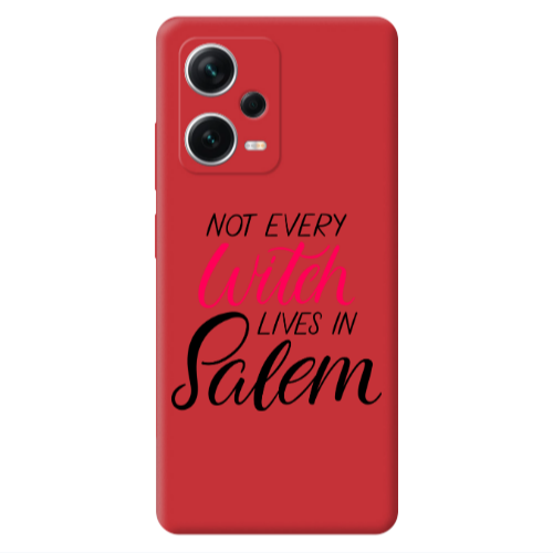 Xiaomi Poco X5 Not every witch lives in salem Red Colored Silicone TPU Θήκη