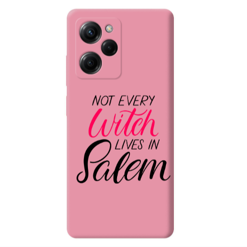 Xiaomi Poco X5 Pro Not every witch lives in salem Pink Colored Silicone TPU Θήκη