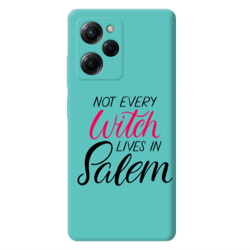 Xiaomi Poco X5 Pro Not every witch lives in salem Turquoise Colored Silicone TPU Θήκη