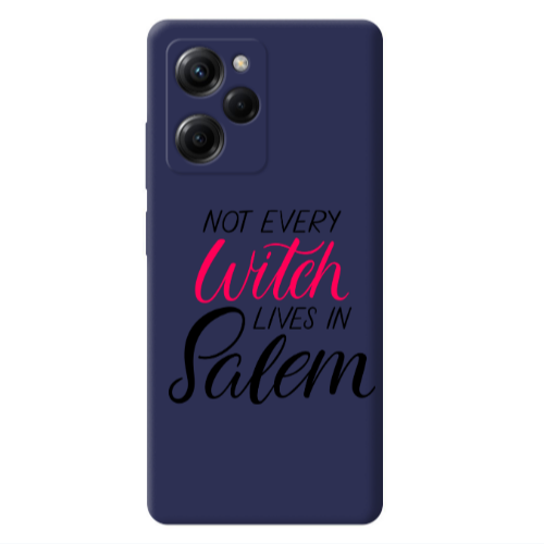 Xiaomi Poco X5 Pro Not every witch lives in salem Dark blue Colored Silicone TPU Θήκη