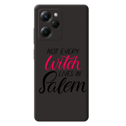 Xiaomi Poco X5 Pro Not every witch lives in salem Black Colored Silicone TPU Θήκη