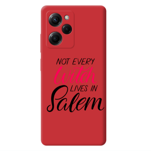 Xiaomi Poco X5 Pro Not every witch lives in salem Red Colored Silicone TPU Θήκη