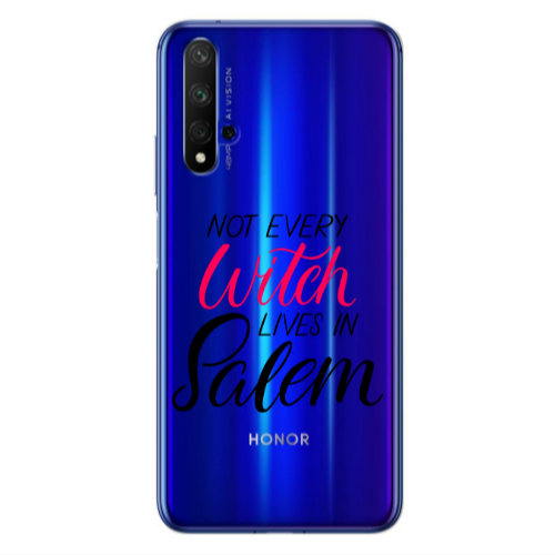 Huawei Nova 5 T Not every witch lives in salem Transparent Silicone TPU Θήκη