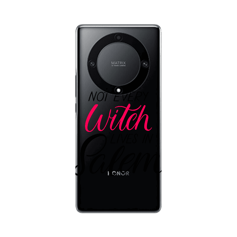 Honor Magic5 Lite 5G Not every witch lives in salem Transparent Silicone TPU Θήκη