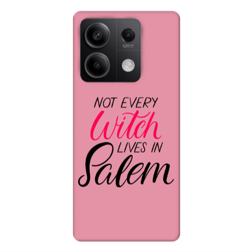 Xiaomi Redmi Note 13 5G Not every witch lives in salem Pink Colored Silicone TPU Θήκη