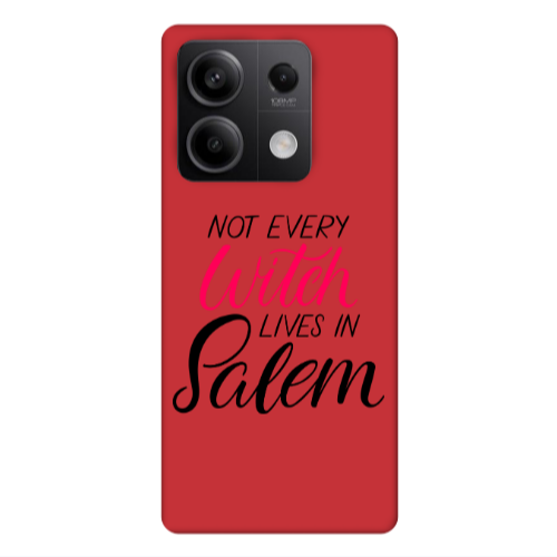 Xiaomi Redmi Note 13 5G Not every witch lives in salem Red Colored Silicone TPU Θήκη