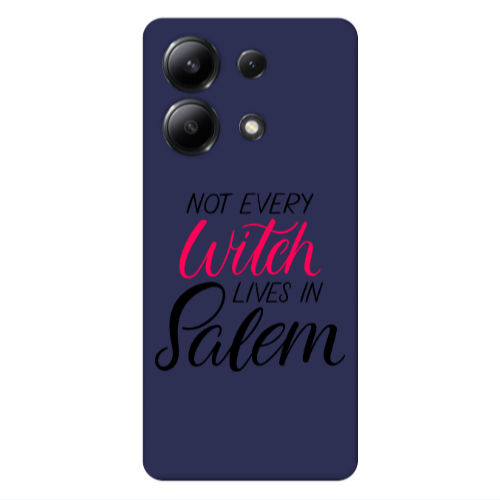 Xiaomi Redmi Note 13 4G Not every witch lives in salem Dark blue Colored Silicone TPU Θήκη
