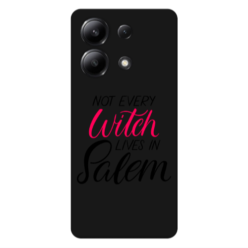 Xiaomi Redmi Note 13 4G Not every witch lives in salem Black Colored Silicone TPU Θήκη