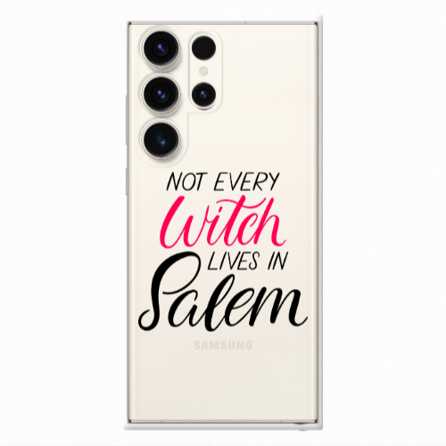 Samsung S24 Ultra Not every witch lives in salem Transparent Silicone TPU Θήκη