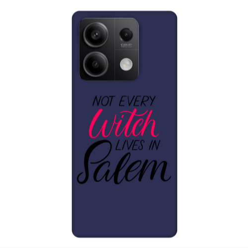 Xiaomi Redmi Note 13Pro 5G Not every witch lives in salem Dark blue Colored Silicone TPU Θήκη