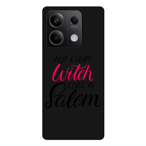 Xiaomi Redmi Note 13Pro 5G Not every witch lives in salem Black Colored Silicone TPU Θήκη