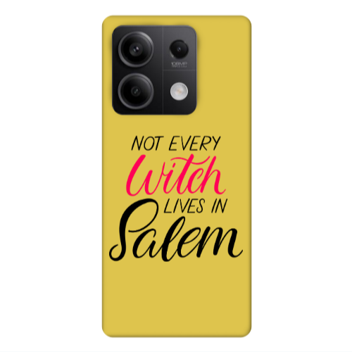 Xiaomi Redmi Note 13Pro 5G Not every witch lives in salem Yellow Colored Silicone TPU Θήκη
