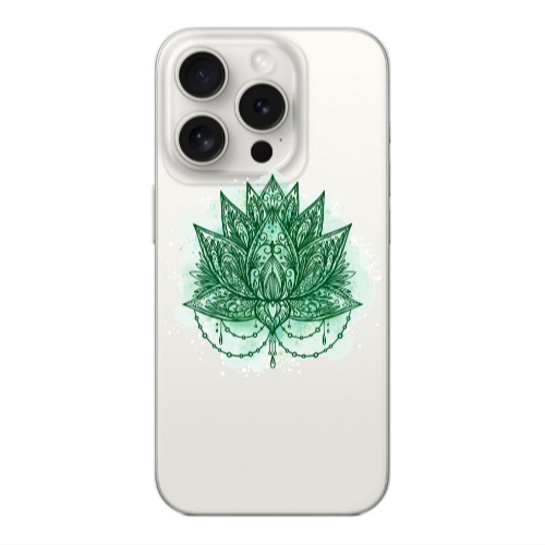 Apple Iphone 16 Pro Max Witch leaf Transparent Silicone TPU Θήκη