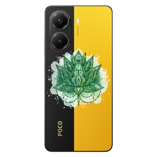 Xiaomi Poco X7 Pro Witch leaf Transparent Silicone TPU Θήκη