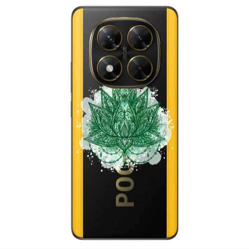 Xiaomi Poco X7 Witch leaf Transparent Silicone TPU Θήκη