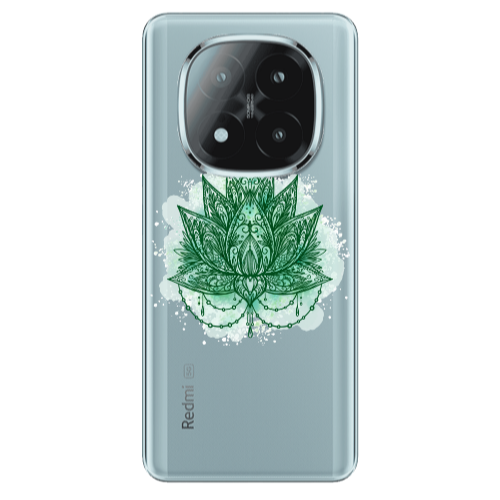 Xiaomi Redmi Note 14 Pro + 5g Witch leaf Transparent Silicone TPU Θήκη