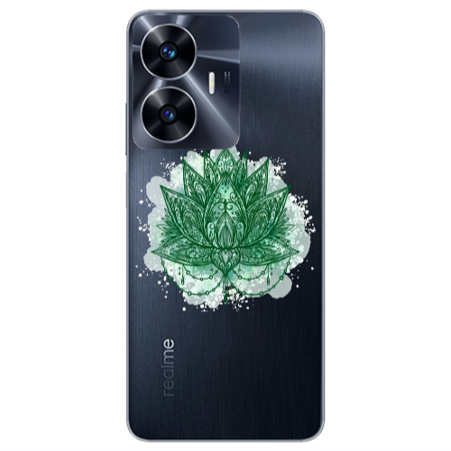 Realme Note 50 Witch leaf Transparent Silicone TPU Θήκη