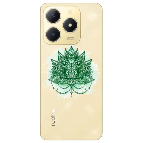 Realme C61 Witch leaf Transparent Silicone TPU Θήκη