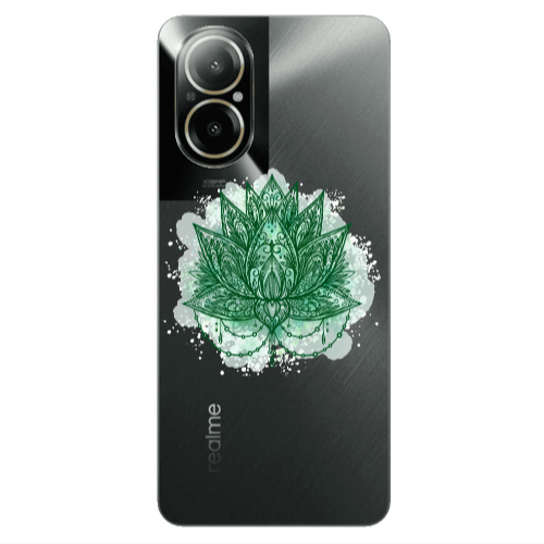Realme C67 Witch leaf Transparent Silicone TPU Θήκη