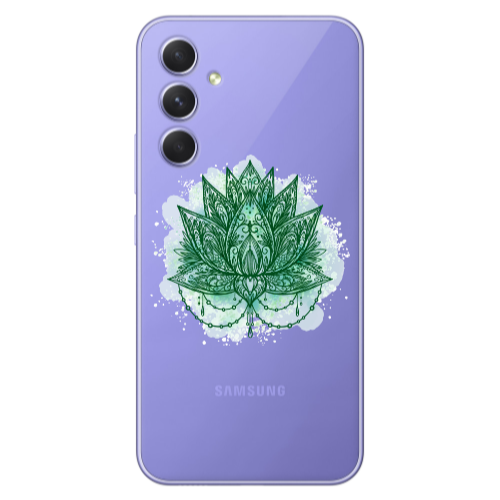 Samsung A56 Witch leaf Transparent Silicone TPU Θήκη