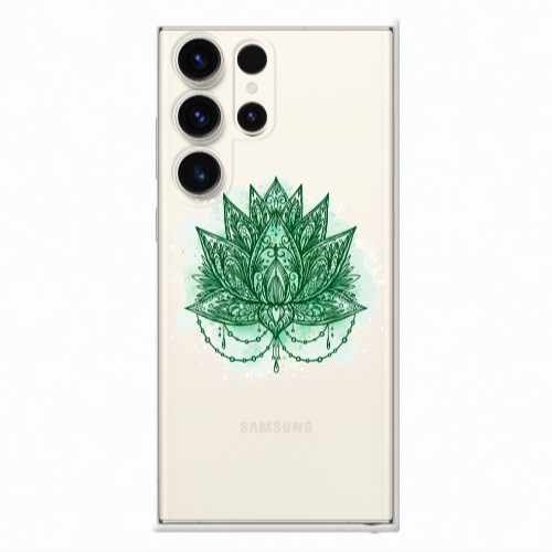 Samsung S25 Ultra Witch leaf Transparent Silicone TPU Θήκη