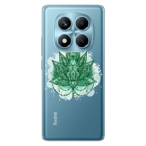 Xiaomi Redmi Note 14 Pro Witch leaf Transparent Silicone TPU Θήκη