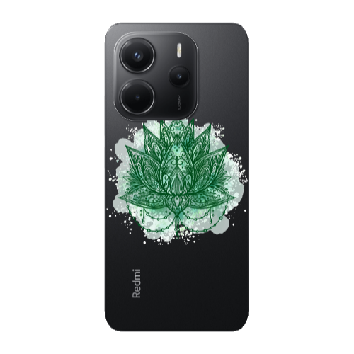 Xiaomi Redmi Note 14 Witch leaf Transparent Silicone TPU Θήκη