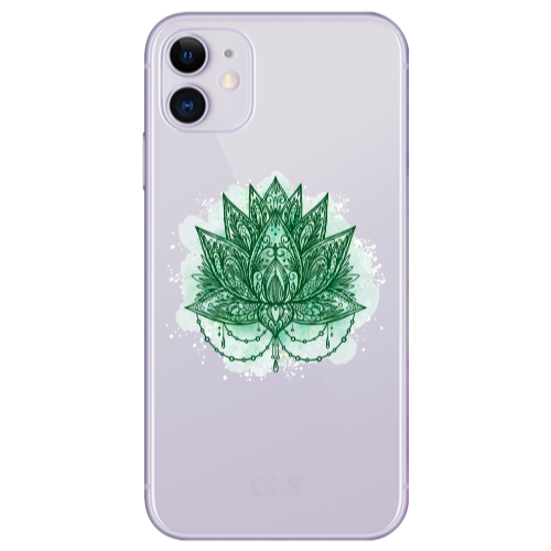 Apple iPhone 11  Witch leaf Transparent Silicone TPU Θήκη