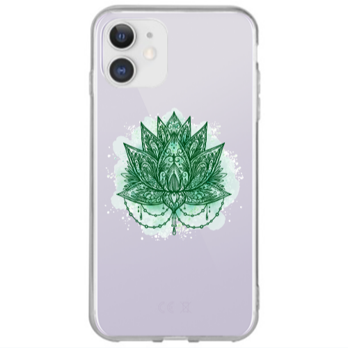 Apple iPhone 12 Witch leaf Transparent Silicone TPU Θήκη