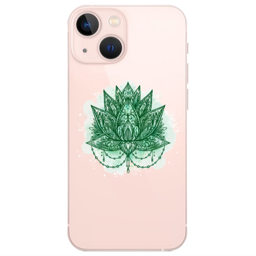 Apple iPhone 13 Witch leaf Transparent Silicone TPU Θήκη