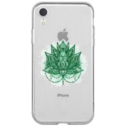 Apple iPhone Xr Witch leaf Transparent Silicone TPU Θήκη