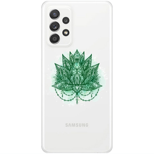 Samsung A53 Witch leaf Transparent Silicone TPU Θήκη