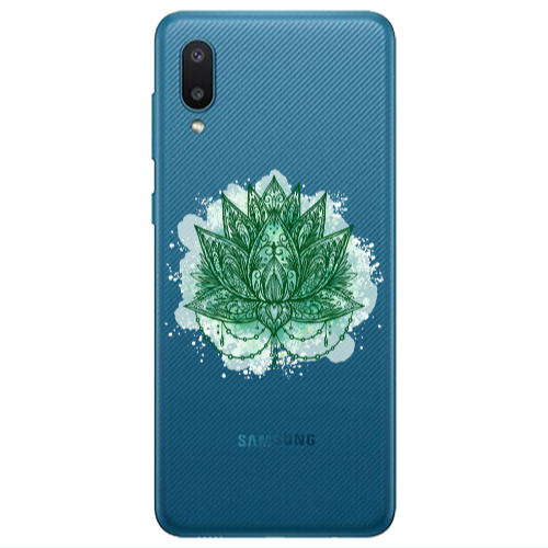 Samsung A02 Witch leaf Transparent Silicone TPU Θήκη