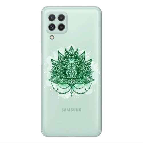 Samsung A22 4G Witch leaf Transparent Silicone TPU Θήκη