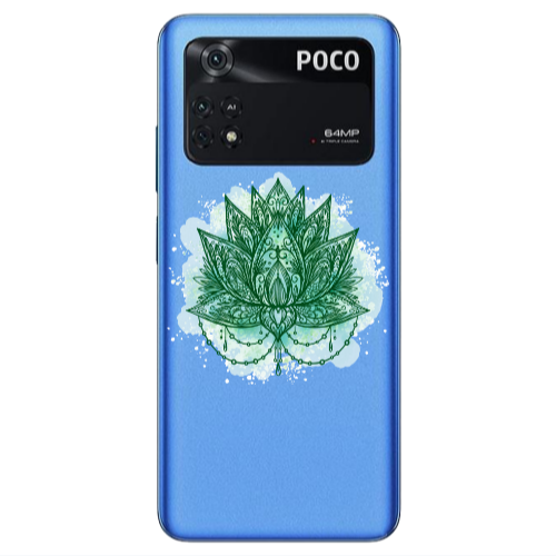 Xiaomi Poco M4 Pro 4G Witch leaf Transparent Silicone TPU Θήκη