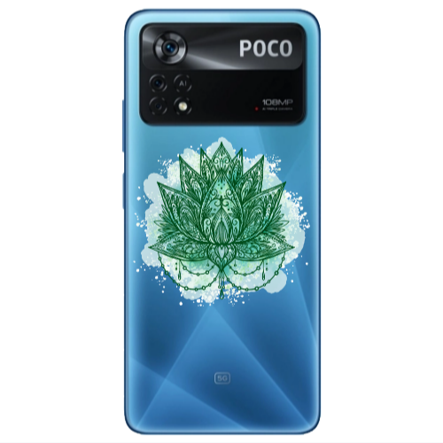 Xiaomi Poco X4 Pro Witch leaf Transparent Silicone TPU Θήκη
