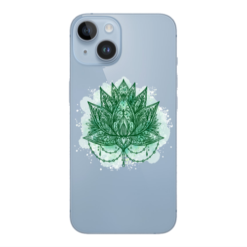 Apple iPhone 14 Plus Witch leaf Transparent Silicone TPU Θήκη