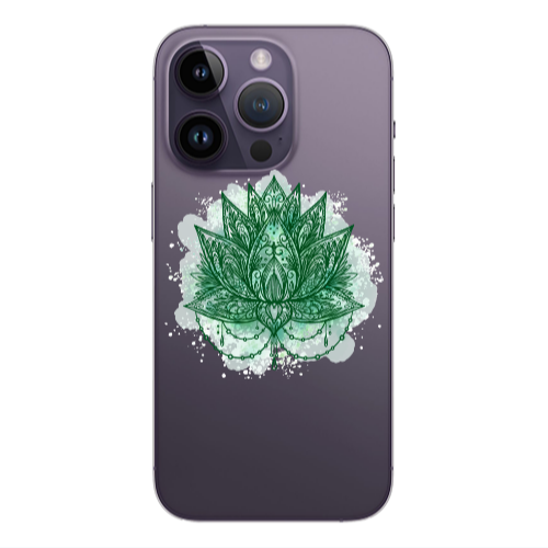 Apple iPhone 14 Pro  Witch leaf Transparent Silicone TPU Θήκη
