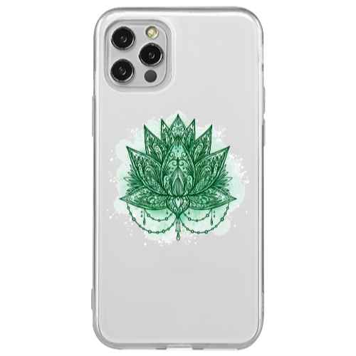 Apple iPhone 12 Pro Witch leaf Transparent Silicone TPU Θήκη