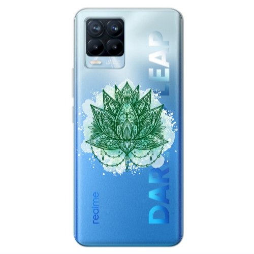 Realme 8 Pro Witch leaf Transparent Silicone TPU Θήκη