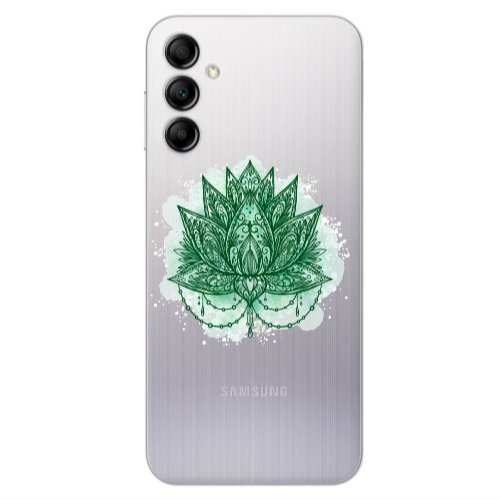 Samsung A24 Witch leaf Transparent Silicone TPU Θήκη