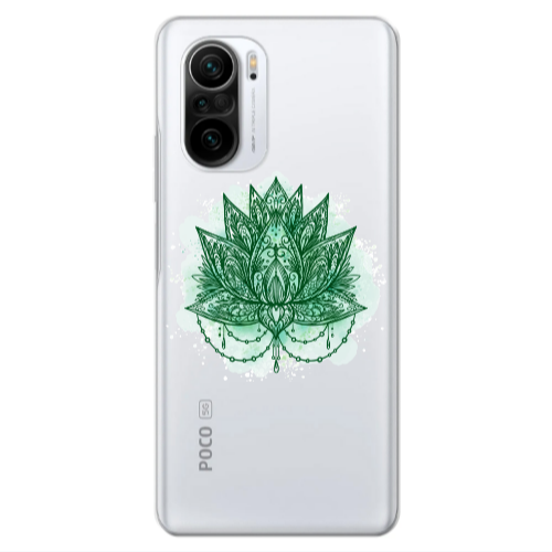 Xiaomi Poco F3 Witch leaf Transparent Silicone TPU Θήκη