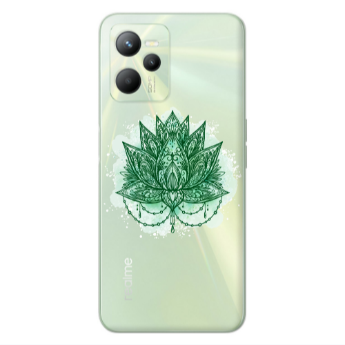 Realme C35 Witch leaf Transparent Silicone TPU Θήκη